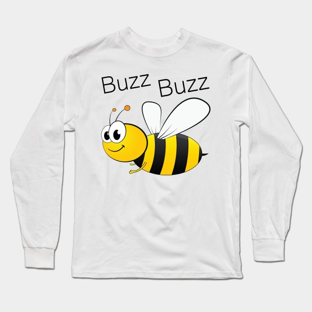 Buzz Buzz!! Long Sleeve T-Shirt by Water Boy